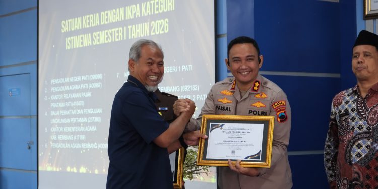 Polres Rembang Raih Predikat Satker Istimewa, Bukti Komitmen Dalam Pengelolaan Keuangan Negara Yang Akuntabel