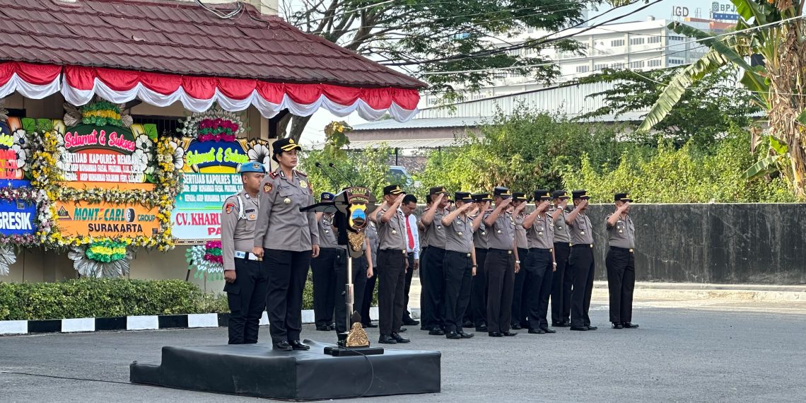Waka Polres Rembang Pimpin Apel Pagi, Tekankan Disiplin dan Peningkatan Pelayanan kepada Masyarakat