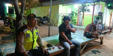 Polsek Sarang Cek Siskamling, Ajak Warga Babaktulung Perkuat Keamanan Lingkungan