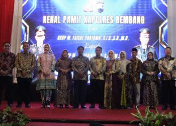AKBP M Solikhin Fery Resmi Diperkenalkan, Polres Rembang Gelar Acara Kenal Pamit Kapolres