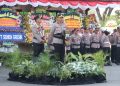 Apel Bersama Di Gelar Polres Rembang, Ini Yang Disampaikan Kapolres Lama Dan Kapolres Baru