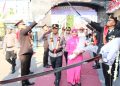 Tradisi Pedang Pora Sambut AKBP MS. Fery Jabat Kapolres Rembang Yang Baru