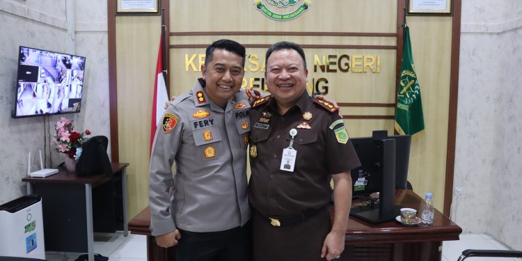 Baru Menjabat, Kapolres Rembang Jalin Silaturahmi dengan Kepala Kejaksaan Negeri Rembang