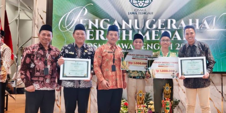 MTsN 1 Pati Borong 17 Medali, Raih Juara Umum dan Juara Favorit OSMA Jateng 2026