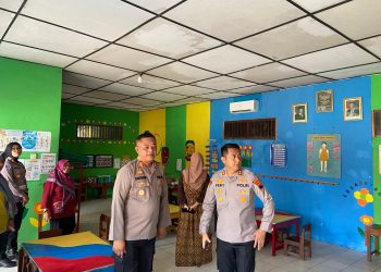 Kunjungan Kerja Kapolres Rembang Beserta Ketua Bhayangkari Cabang Rembang di Polsek Kragan dan TK Kemala Bhayangkari 49 Kragan