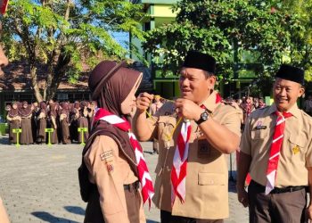 MTsN 1 Pati Deklarasikan Anti-Bullying Bersamaan Penerimaan Tamu Penggalang
