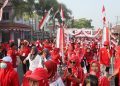 Jalan Santai HUT ke-81 RI di Tlogorejo Meriah, Warga Empat RW Tumpah Ruah Ikuti Kegiatan