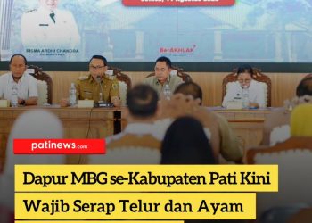 Dapur MBG se-Kabupaten Pati Kini Wajib Serap Telur dan Ayam dari Peternak Lokal