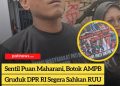 Sentil Puan Maharani, Botok AMPB Gruduk DPR RI Segera Sahkan RUU Perampasan Aset Koruptor