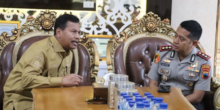 Perkuat Sinergitas Penegakan Hukum, Kapolres Rembang Silaturahmi ke Pengadilan Negeri Rembang