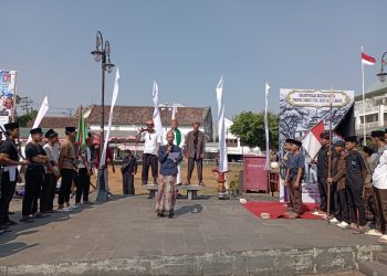 Polres Rembang Amankan Kegiatan Rekonstruksi Budaya “Sumpah Setia Perang Lasem 1750”, Berlangsung Aman dan Kondusif