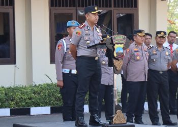 Apel Pagi, Kapolres Rembang Tekankan 3 Kunci Utama dalam Melayani Masyarakat