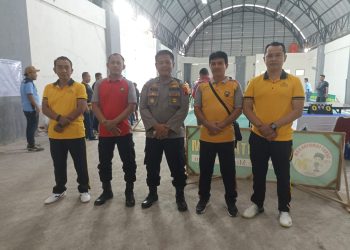 Kabag SDM Polres Rembang Hadiri Turnamen Tenis Meja Antar OPD