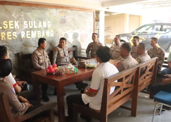 Kapolres Rembang Kunjungi Polsek Sulang dan Bulu, Kenali Wilayah untuk Perkuat Pelayanan kepada Masyarakat
