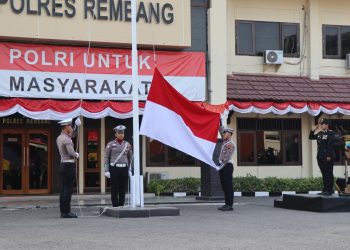 Wakapolres Rembang Pimpin Upacara HUT ke-81 Kemerdekaan RI, Kobarkan Semangat Indonesia Berdaulat, Adil, dan Makmur