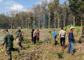 Patroli Tiga Pilar dan Karhutla, Polres Rembang Perkuat Pembinaan Pesanggem di Sale