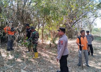 Patroli Karhutla, Polres Rembang Bersama TNI dan BNPB Cegah Kebakaran Hutan dan Lahan di Sarang
