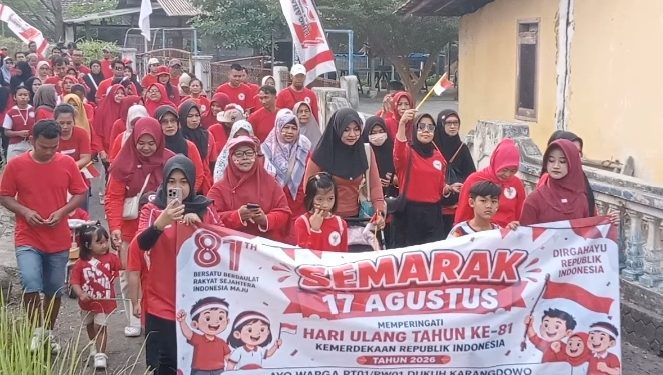 Keseruan Aneka Lomba Agustusan Warga Karangdowo